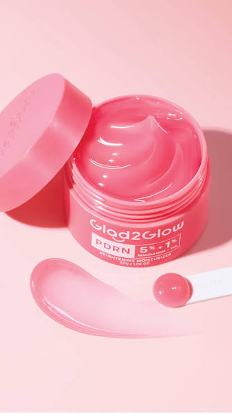 Glad2Glow Pomegranate 5% Niacinamide Brightening Moisturizer 30 gram Detail Shot