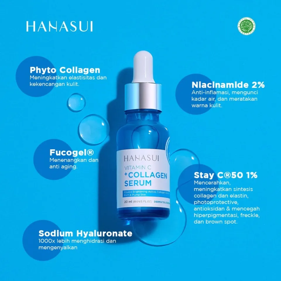 Hanasui Serum Vitamin C & Vitamin C In Use