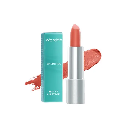 Wardah Exclusive Matte Lipstick 17 Gorgeous Pink 3.8 g